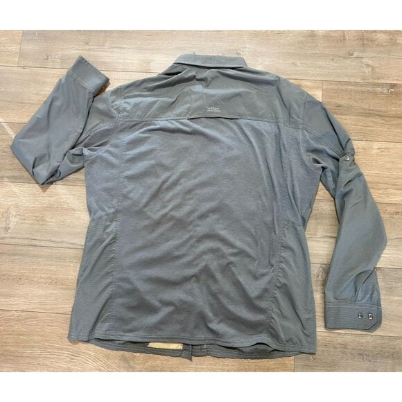 Kuhl Airspeed Mens XL Long Sleeve Button Olive Vented Lightweight Outdoors Shirt - Picture 8 of 10